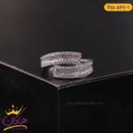 انگشتر استیل زنانه تمام نگین | ysx 547/1