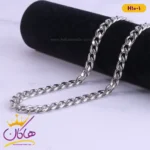 زنجیر استیل مردانه کارتیر نقره ای stainless steel H10/1