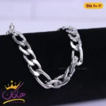 دستبند استیل زنانه کارتیر نقره ای | کد sts60/2