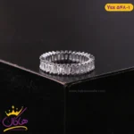 انگشتر استیل زنانه نگین مثلثی | ysx 548/1