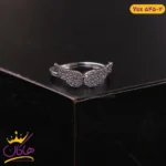 انگشتر استیل زنانه فرشته نقره ای |  ysx 533/2