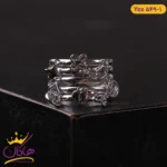 انگشتر استیل زنانه چند حلقه | ysx 549/1