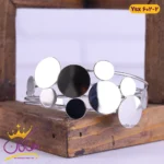 دستبند استیل زنانه النگویی چند لاین | کد ysx602/2