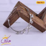 دستبند النگویی استیل زنانه آویز دار | کد YSX611/1