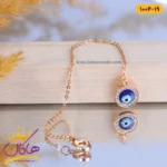 آویز ساعت استیل زنانه چشم نظر |‌ کد 1004/19