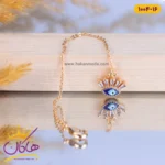 آویز ساعت استیل زنانه چشم زخم |‌ کد 1004/16