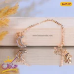 آویز ساعت استیل زنانه ماه |‌ کد 1004/12