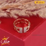 انگشتر استیل زنانه کارتیر باز نگینی | xp818/9