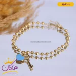 دستبند استیل زنانه البرنادو آویز قلب | کد 1581/1