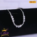 دستبند استیل زنانه نگین دار مدل کرواتی | کد ysx614/1