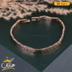دستبند استیل زنانه طرح آجر | کد xp618/1