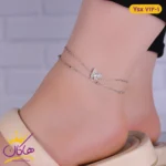 پابند استیل زنانه دو زنجیر دخترانه | ysx 712/1