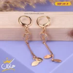 گوشواره استیل زنانه حلقه آویز دار | xip 64/4