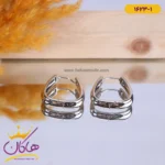 گوشواره استیل زنانه مثلثی ساده | کد XP 1623/1