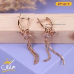 گوشواره استیل زنانه پروانه‌ آویز دار | xp 152/4