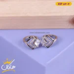گوشواره استیل زنانه نیم مربع | XIP 54/4