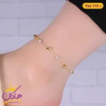 پابند استیل زنانه آلبرنادو گوی نگین دار | ysx 719/1