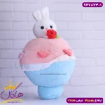 عروسک پولیشی دسته گل خرگوش | 947823/1