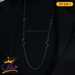 گردنبند رومانتویی استیل زنانه موج دار st974/1