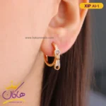 گوشواره استیل زنانه طرح زیپ | XIP 81/1