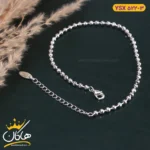 پابند استیل توپی تراش نقره ای | YSX 522/3