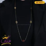 گردنبند رومانتویی استیل زنانه مدل برگ st977/1