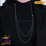 گردنبند رومانتویی استیل زنانه ساده st979/1