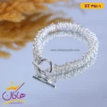 دستبند استیل زنانه حلقه ای | کد st351/1