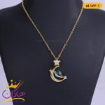 گردنبند استیل زنانه ماه و ستاره st172/1