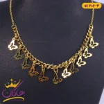 گردنبند استیل زنانه کارتیر آویز پروانه | st206/4