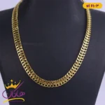 گردنبند استیل زنانه دو ردیف کارتیر | st61/3