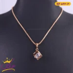 گردنبند استیل زنانه مکعبی | xp544/3