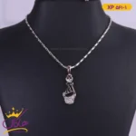 گردنبند استیل زنانه قلب و دست | xp561/1