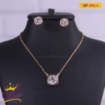 نیم ست استیل زنانه نگینی | کد xp221/1
