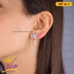 گوشواره استیل زنانه گل آویز دار | XIP 95/2
