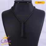 گردنبند استیل زنانه آویز مستطیل 1206/1