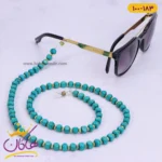 بند عینک مهره ای سبزآبی | کد 183-100