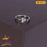 انگشتر استیل زنانه گل سه پر | XP 762/2