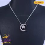 گردنبند استیل زنانه ستاره و ماه st174/2