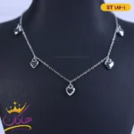 گردنبند استیل زنانه آویز قلب st186/1