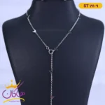 گردنبند استیل زنانه طرح پروانه st191/9