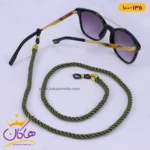 بند عینک پارچه ای سبز | کد 135-100