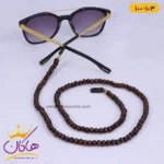 بند عینک مهره ای مربعی قهوه ای | کد 103-100