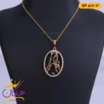 گردنبند استیل زنانه فرزند و مادر | کد xp517/3
