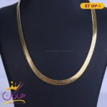 گردنبند استیل زنانه هرینگبون طلایی st163/1