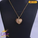 گردنبند بدل دخترانه نگین دار | کد XIP 329/1