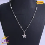 گردنبند نقره زنانه البرنادو آویز ستاره | AS302