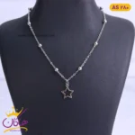 گردنبند نقره زنانه البرنادو آویز ستاره‌ای | AS280
