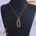 گردنبند استیل زنانه لاکچری | کد xp596/3