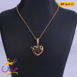 گردنبند استیل زنانه قلب ستاره دار | xp507/2